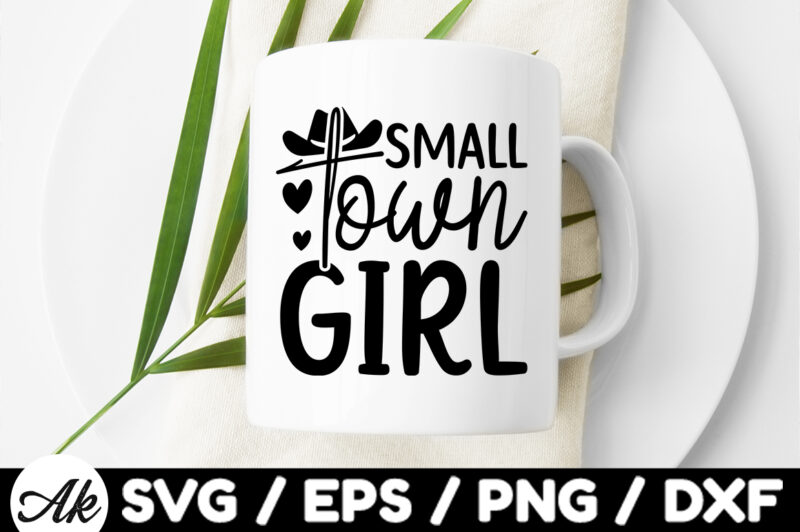 Small town girl SVG