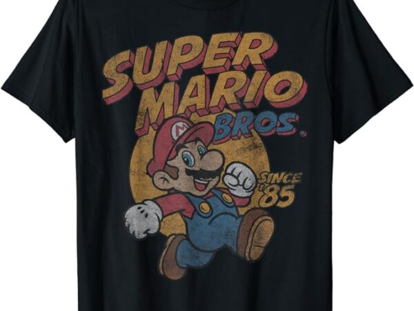 Super mario bros. since ’85 vintage poster t-shirt