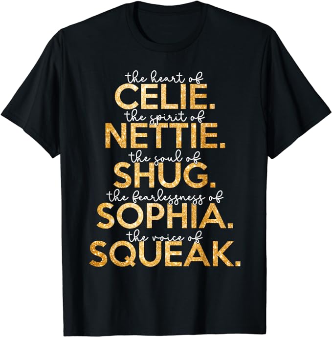 The Color Purple Movie Film Celie Nettie Shug Sophia Squeak T-Shirt