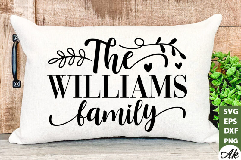 The williams family SVG