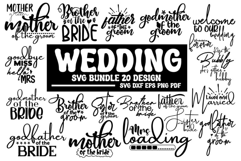 Wedding SVG Bundle