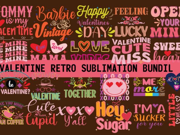 Valentine design bundil