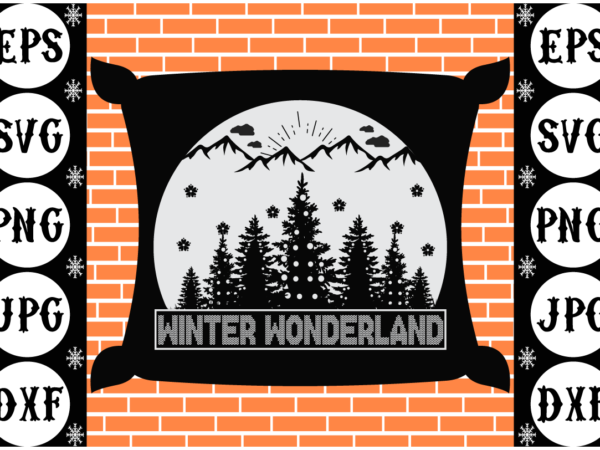 Winter wonderland t shirt design for sale