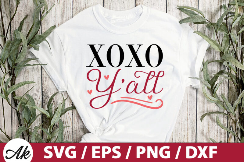 Xoxo y’all SVG