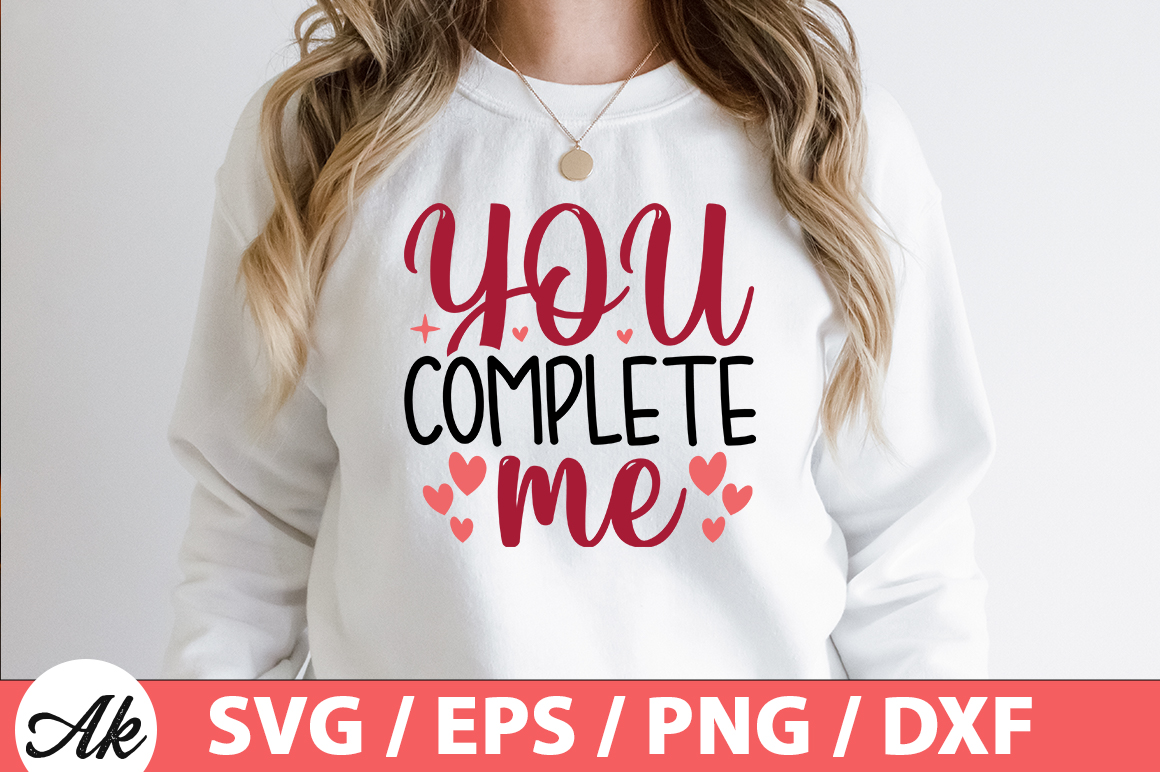 You complete me SVG - Buy t-shirt designs