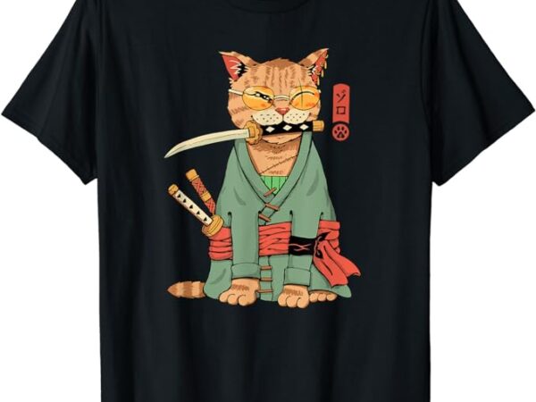 Zoro cat warrior t-shirt