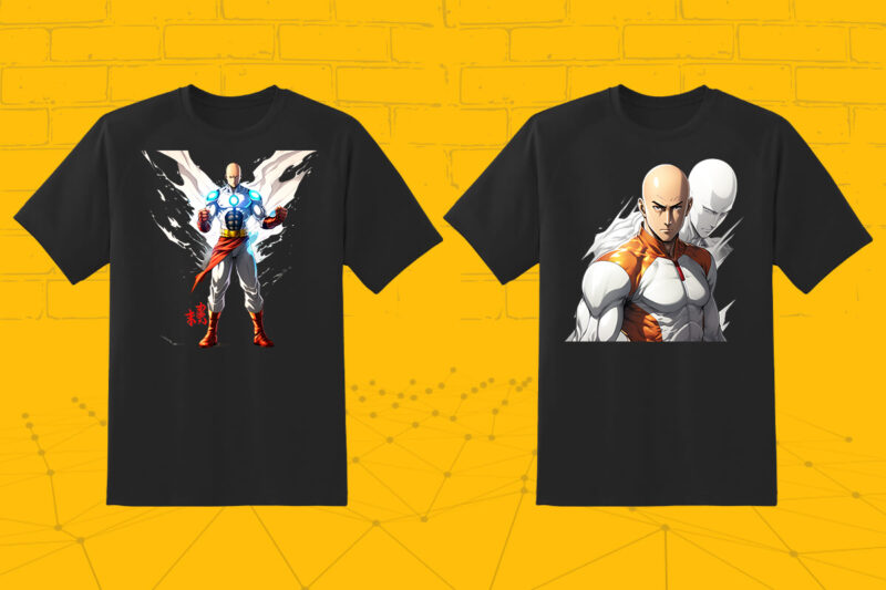 Anime Character 50 Illustration t-shirt design Bundle 4th Version