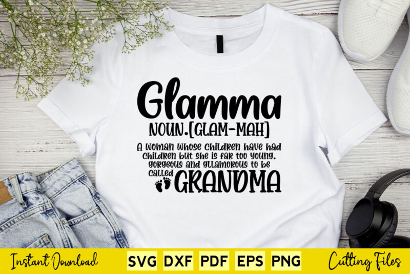 Funny Grandma Svg Bundle 2 T-shirt Design