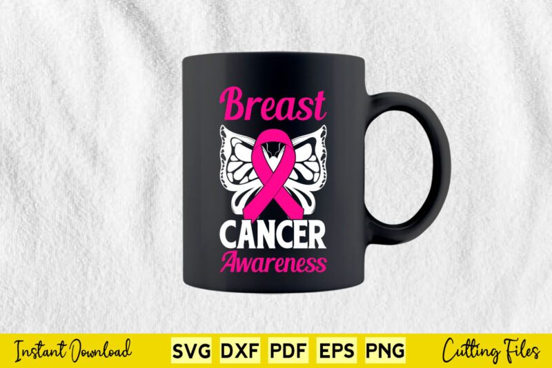 Breast Cancer Awareness Svg Png Cutting Printable Files.