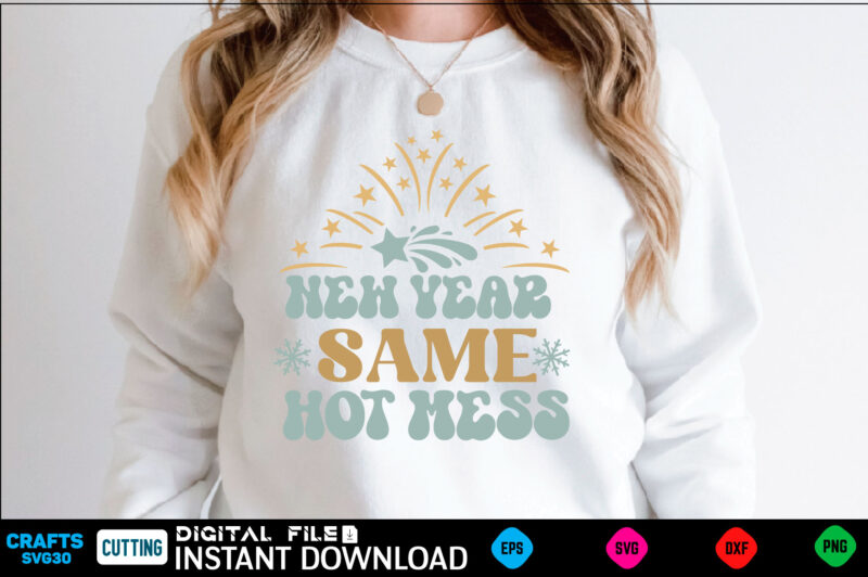 Retro Happy New Year Svg Bundle/ 2024 Happy New Year Svg Bundle, Heather Roberts Art, Cricut Cut Files, Instant Download, Sublimation Files,