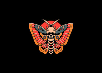 horror butterfly graphic t shirt