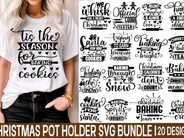 Christmas Pot Holder SVG Bundle