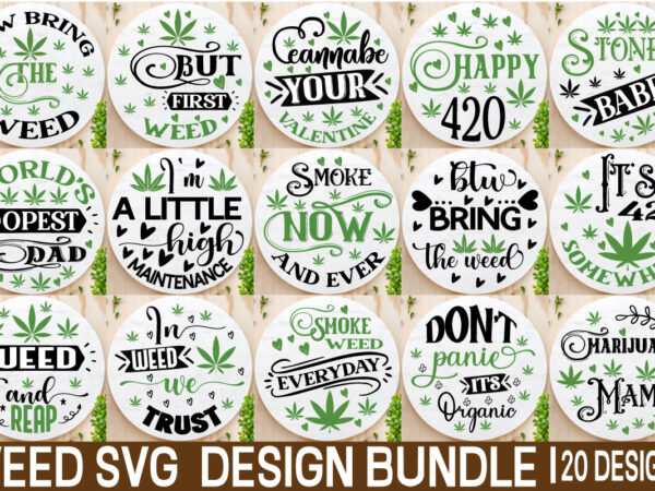 Weed svg design bundle