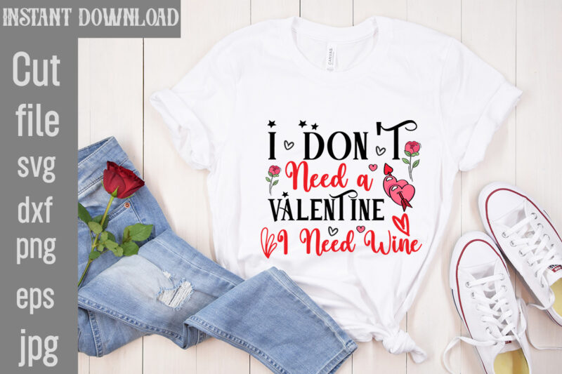 Valentine’s day t-shirt design bundle, happy valentine’s day t-shirt design, valentine svg bundle, valentine’s day sublimation png, love