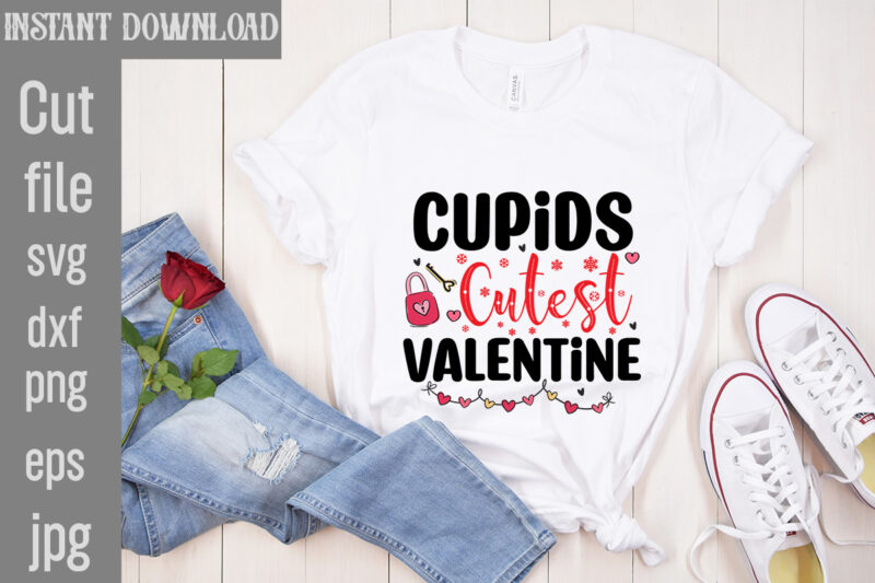 Valentine’s day t-shirt design bundle, happy valentine’s day t-shirt design, valentine svg bundle, valentine’s day sublimation png, love