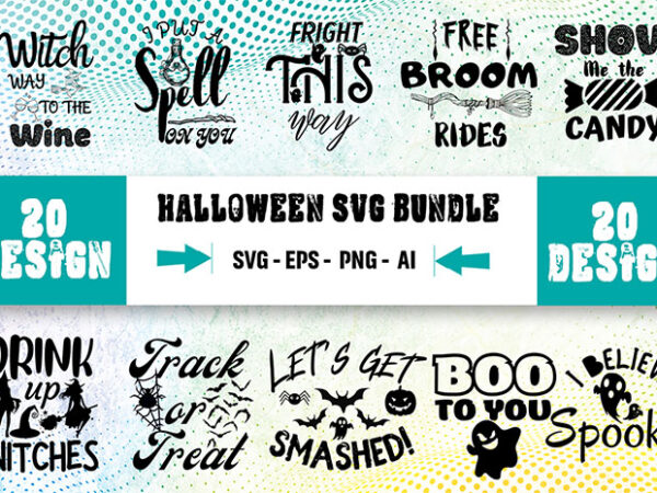 20 halloween svg bundle