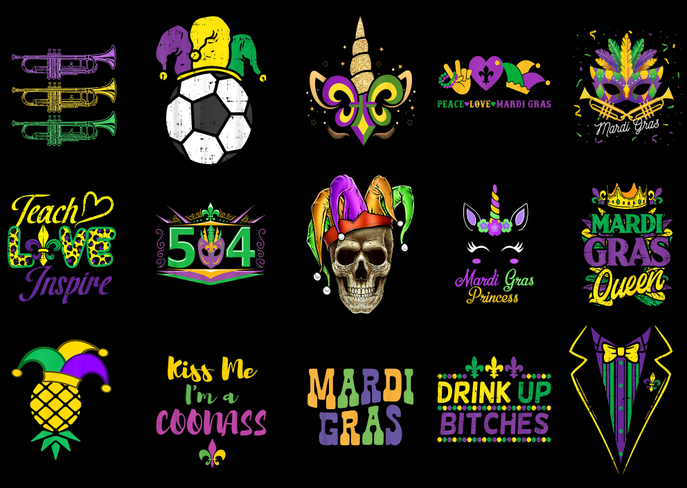 unique mardi gras shirt designs