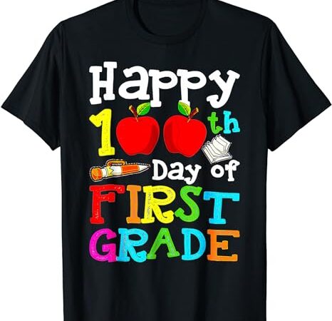 100 days smarter first grade 100th day of school 1st grade t-shirt
