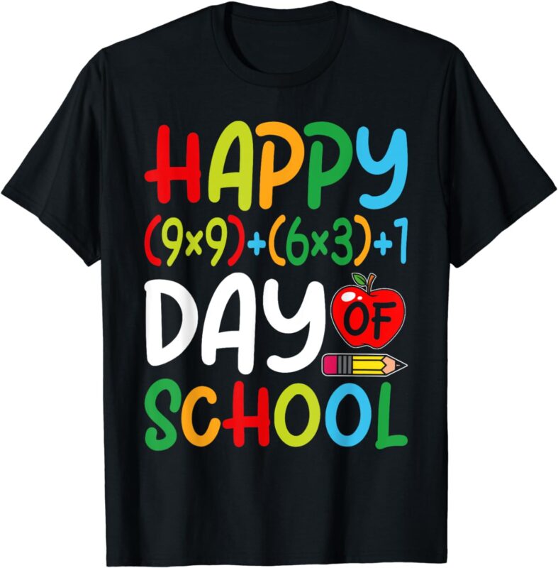 100th Day Of School Present For Math Teacher & Kids 100 Days T-Shirt