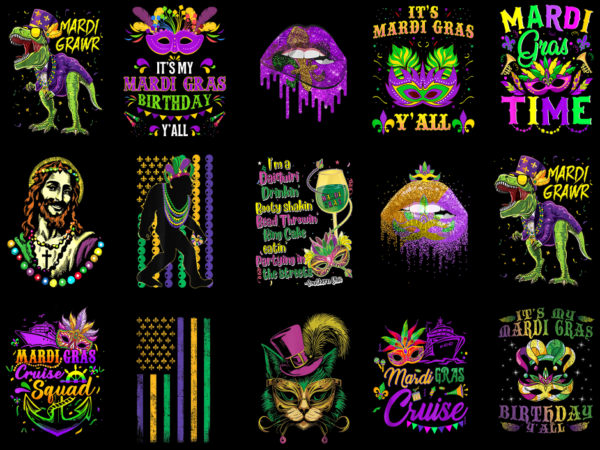 15 mardi gras shirt designs bundle p14, mardi gras t-shirt, mardi gras png file, mardi gras digital file, mardi gras gift, mardi gras downlo