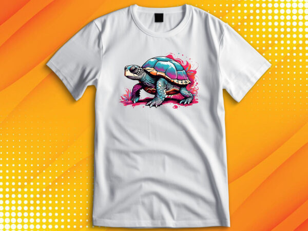 Sea turtle t shirt template vector