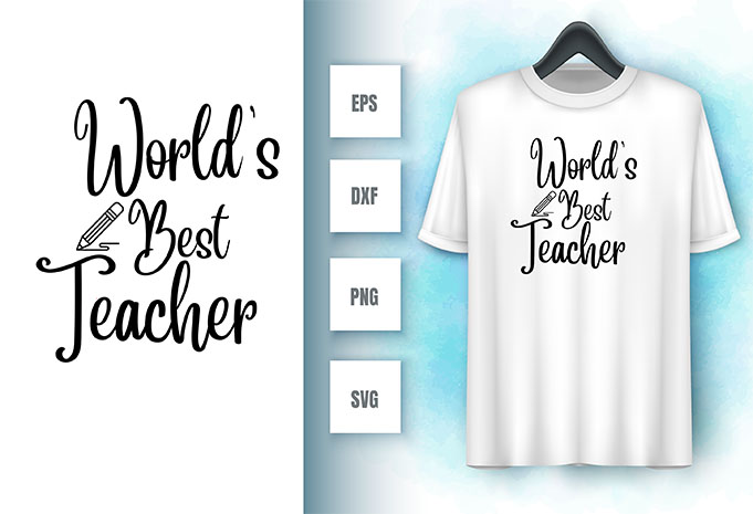 Teacher Svg Design