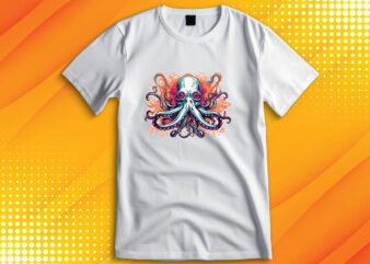 Octopus t shirt design online