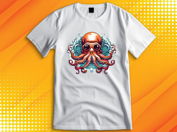 Octopus t shirt design online