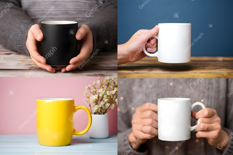 POD Marketing Mug Mockup Bundle