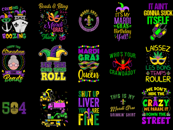 15 mardi gras shirt designs bundle p20, mardi gras t-shirt, mardi gras png file, mardi gras digital file, mardi gras gift, mardi gras downlo