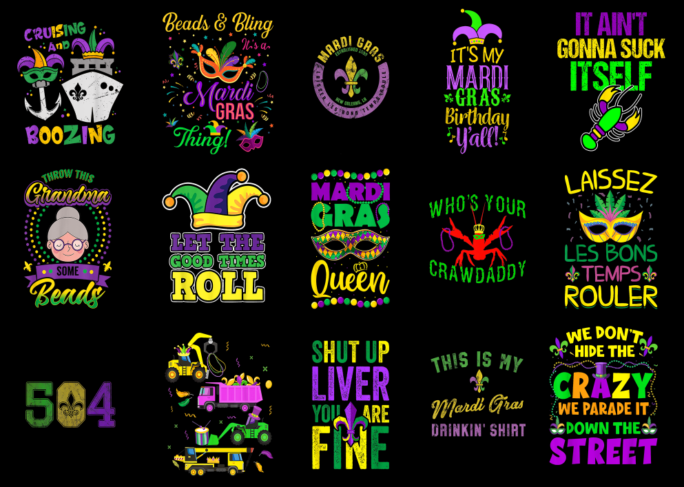 unique mardi gras shirt designs