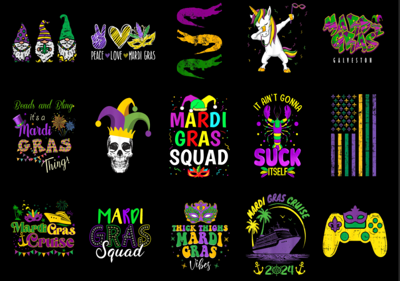 15 Mardi Gras Shirt Designs Bundle P21, Mardi Gras T-shirt, Mardi Gras png file, Mardi Gras digital file, Mardi Gras gift, Mardi Gras downlo