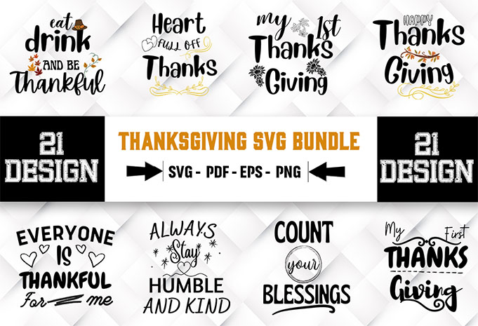 Thanksgiving 21 SVG Bundle