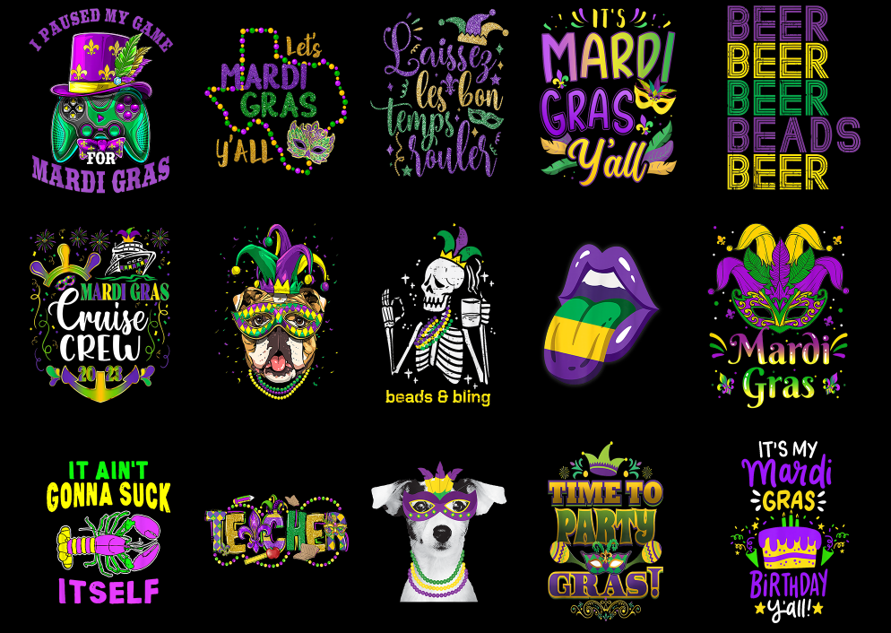 unique mardi gras shirt designs