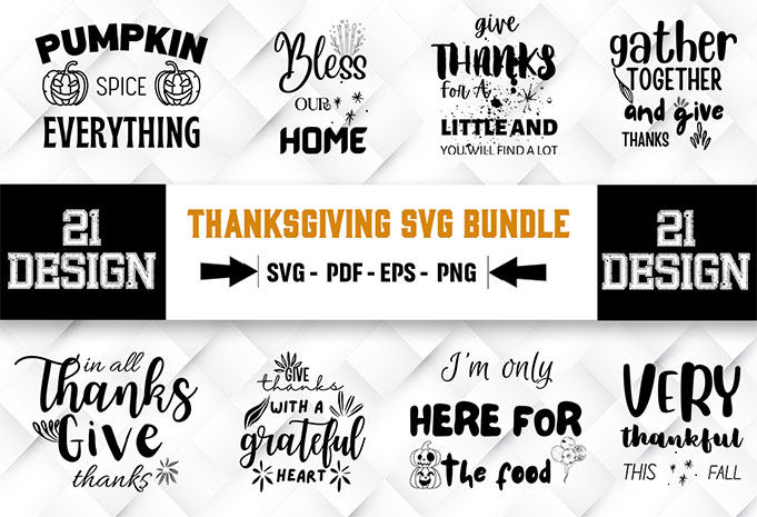 Thanksgiving 21 SVG Bundle