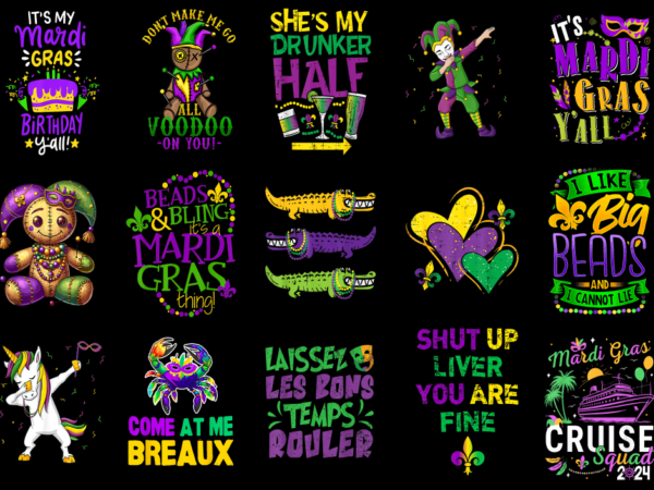 15 mardi gras shirt designs bundle p24, mardi gras t-shirt, mardi gras png file, mardi gras digital file, mardi gras gift, mardi gras downlo