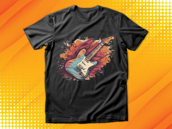 Electric guitar vector clipart