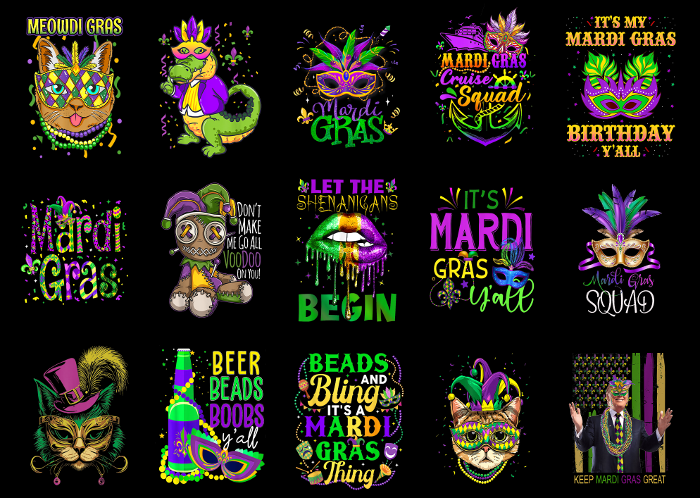 unique mardi gras shirt designs