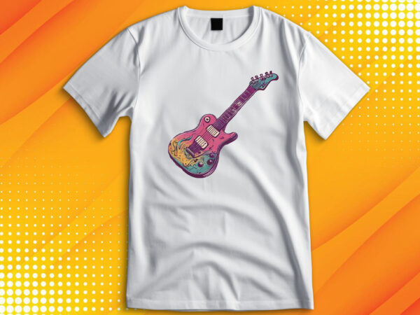 Electric guitar vector clipart