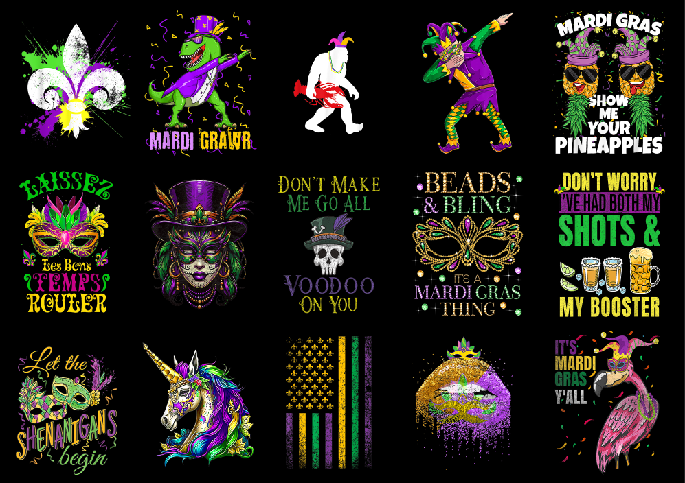 unique mardi gras shirt designs