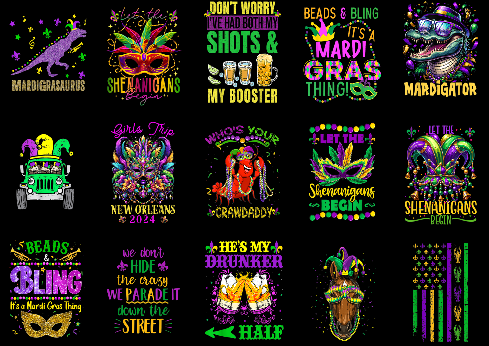 womens mardi gras shirt designs