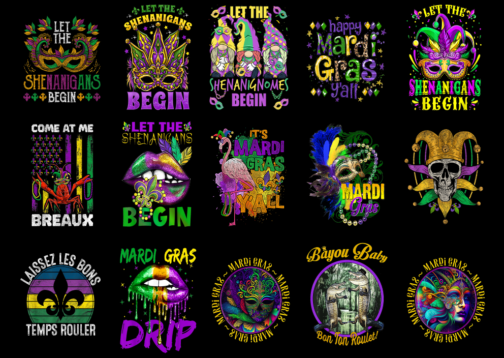 unique mardi gras shirt designs