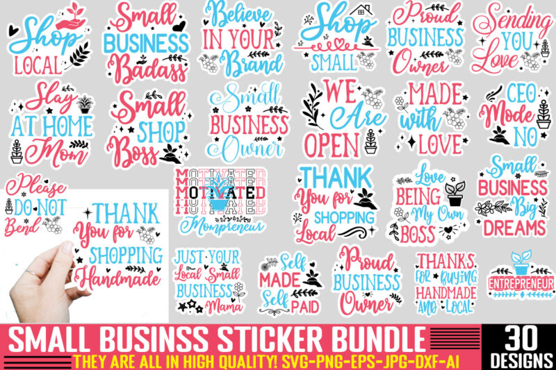 Small Business Sticker Bundle,Thank You Stickers Thank You Stickers, For Small Business Thank You Stickers Png Thank You Stickers Boho Stick