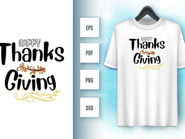 Thanksgiving svg design