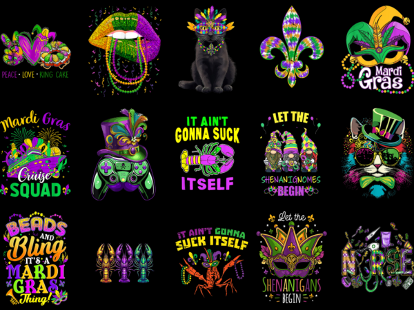 15 mardi gras shirt designs bundle p4, mardi gras t-shirt, mardi gras png file, mardi gras digital file, mardi gras gift, mardi gras downloa