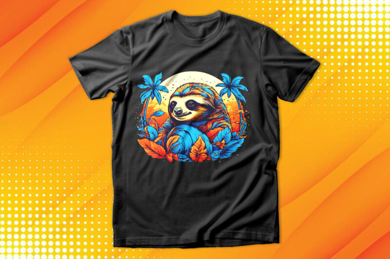 Sloth T-Shirt Design