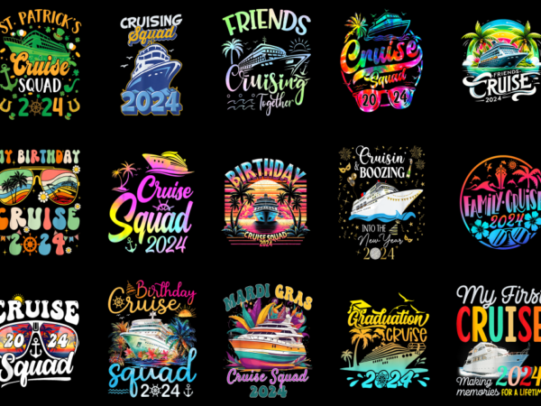 15 cruise squad 2024 shirt designs bundle p6, cruise squad 2024 t-shirt, cruise squad 2024 png file, cruise squad 2024 digital file, cruise