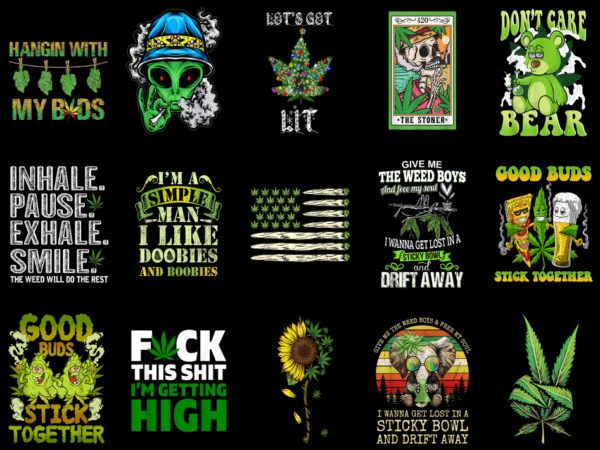 15 weed shirt designs bundle p7, weed t-shirt, weed png file, weed digital file, weed gift, weed download, weed design