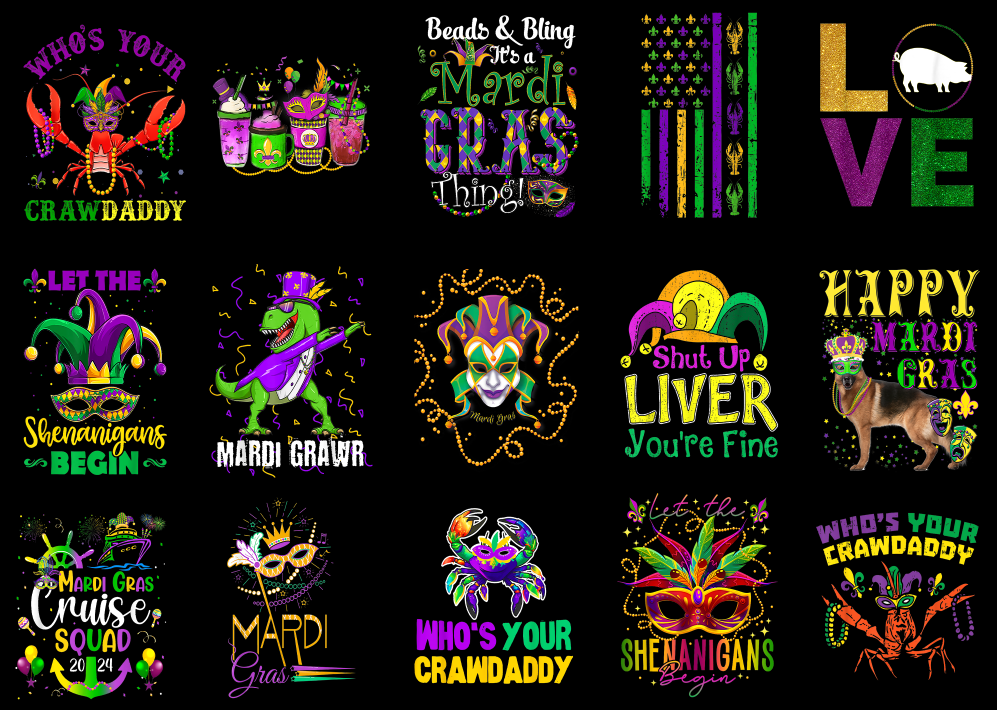 womens mardi gras shirt designs