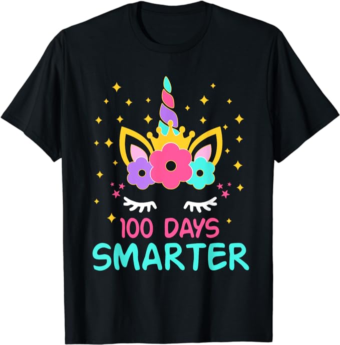 15 Unicorn 100 Days Of School Shirt Designs Bundle P9, Unicorn 100 Days Of School T-shirt, Unicorn 100 Days Of School png file, Unicorn 100